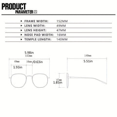 Y2K Aviator Sunglasses Unisex Futuristic Punk Style Outdoor Eyewear UV400