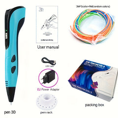3D Printing Pen DIY Creative Brushes Set European Rules