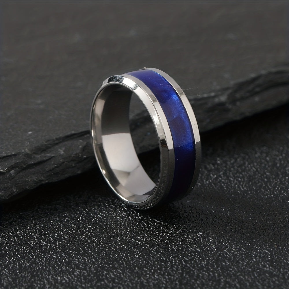 Stainless Steel Shell Ring for Men and Women