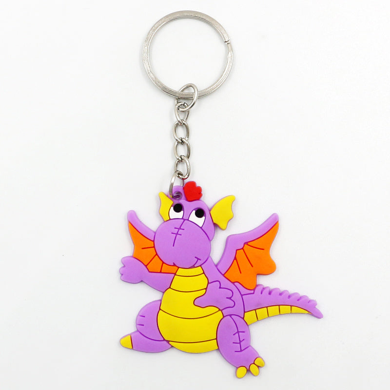 12 Dinosaur Keychains Pack