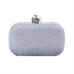Glitter Rhinestone Clutch Purse Handbag for Prom