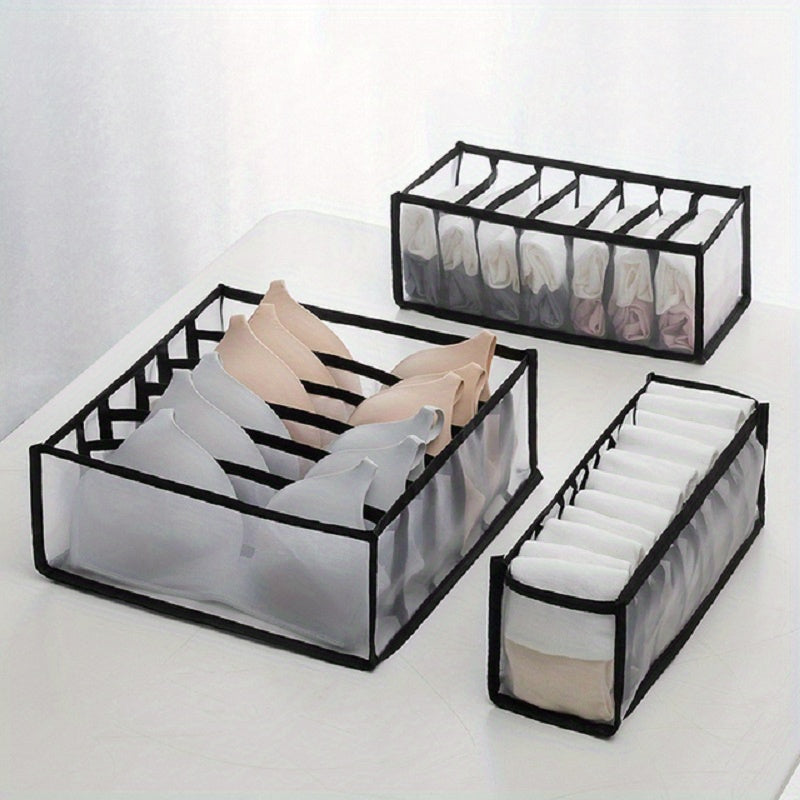 Underwear Drawer Organizer Storage Box Divider Socks Bra