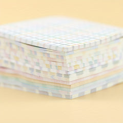 4pcs Colorful Texture Sticky Notes Tearable Memo Paper