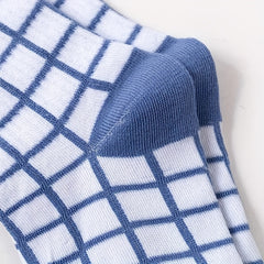 3 Pairs Bear & Plaid Print Socks Comfy & Mid Tube Socks Women's Stockings