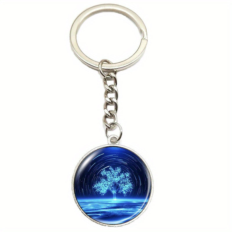 Tree of Life Keychain Customizable Key Ring Gift for Mom
