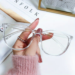 Clear Lens Eyeglasses Causal Light Blocking Unisex