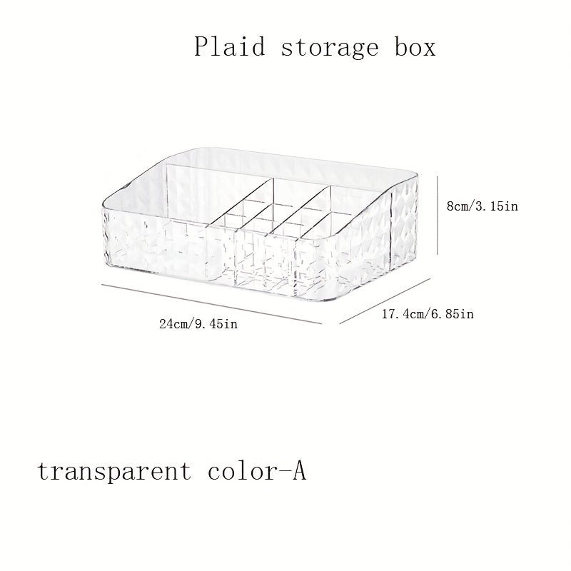 PET Material Drawer Storage Box for Cosmetics Stationery Bathroom Toiletries