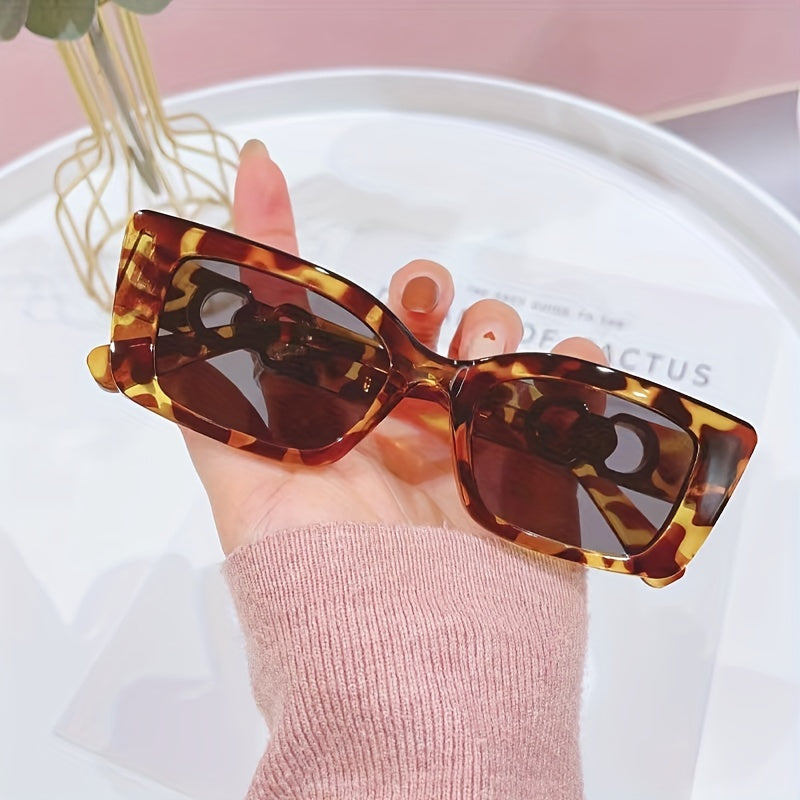 Vintage Oversized Cat Eye Sunglasses Women Sun Protection Lenses