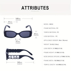 Small Frame Sunglasses for Men and Women
