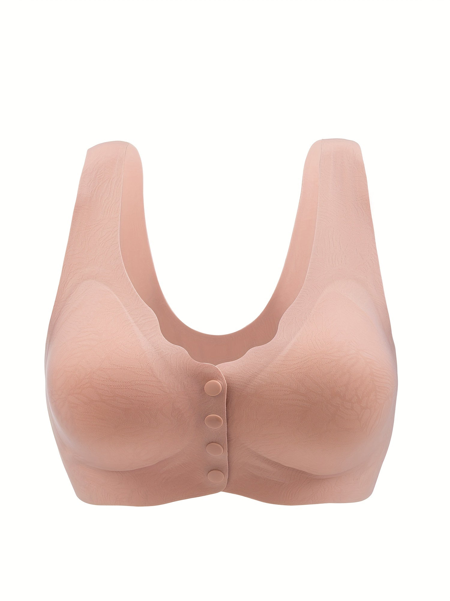 Push Up Bra Front Buckle Full Coverage Comfy Breathable Women's Lingerie