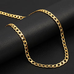 Gold Necklace For Men Women
