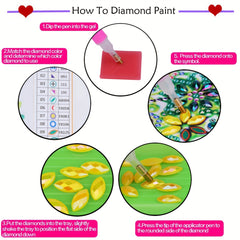Parrot Diamond Painting Kit, DIY 5D Home Wall Decor