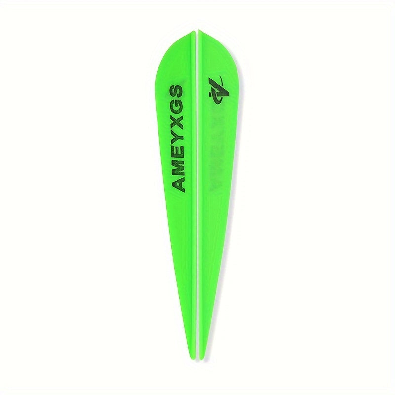 50pcs 7.62cm Arrow Vanes Rubber Feather Fletches for DIY Archery