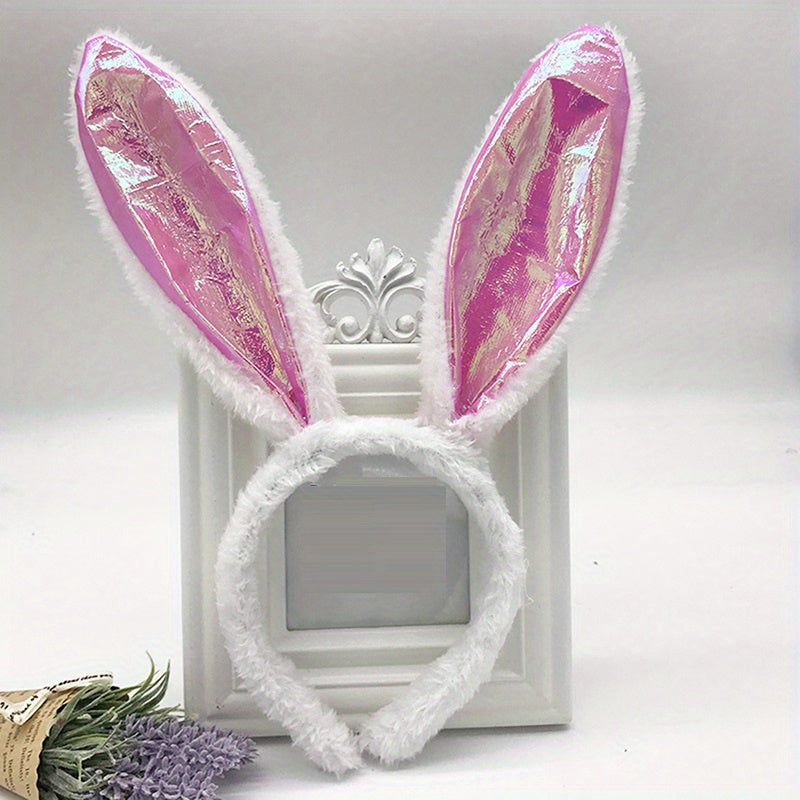 Bunny Rabbit Ear Headband Plush Hairband Costume Party Easter Hair Accessories