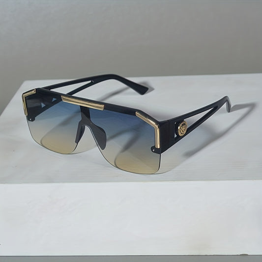 Y2K Aviator Sunglasses Gradient Lens UV400