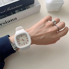 Minimalist Waterproof Square Couple Watch