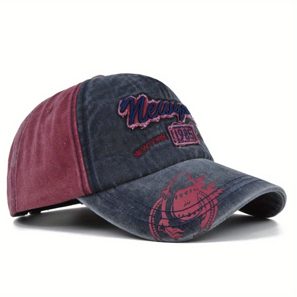 Flying Edge Patch Cloth 3D Letter Baseball Cap Old Fashioned Sun Hat