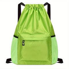 Waterproof Drawstring Backpack Lightweight Sports Gym Shoulder Bag