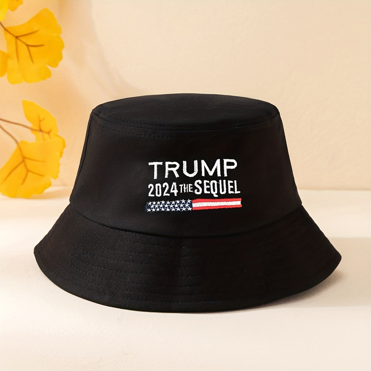 Embroidery Bucket Hat Cotton Sunshade Fisherm