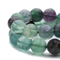 Natural Rainbow Fluorite Gemstones Loose Beads for Jewelry Making