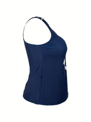  Anchor Print Tankini Set - Women's Plus Two Piece Set