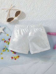 Boys Swim Trunks Elastic Waist Beach Shorts Solid Stretchy Comfortable