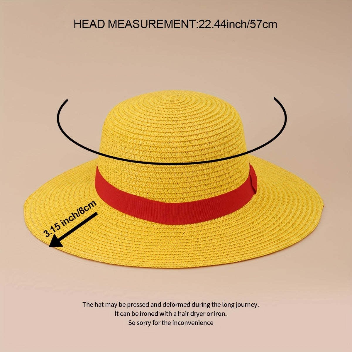 Breathable Sunshade Cowboy Hat With Anime Character