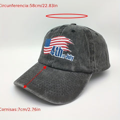 American Flag Independence Distressed Baseball Cap Dad Hat