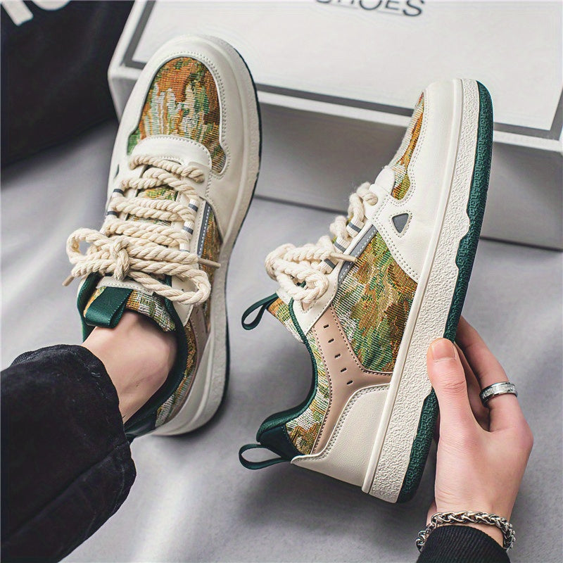 Forest Style Breathable Skate Shoes for Men