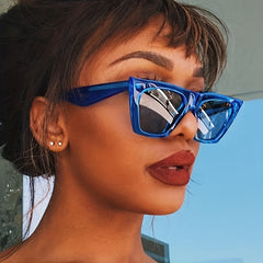 Cat Eye Sunglasses Mod Anti-glare UV400