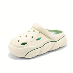 Women's Hollow Out Clogs Breathable Slip On Platform Garden Shoes