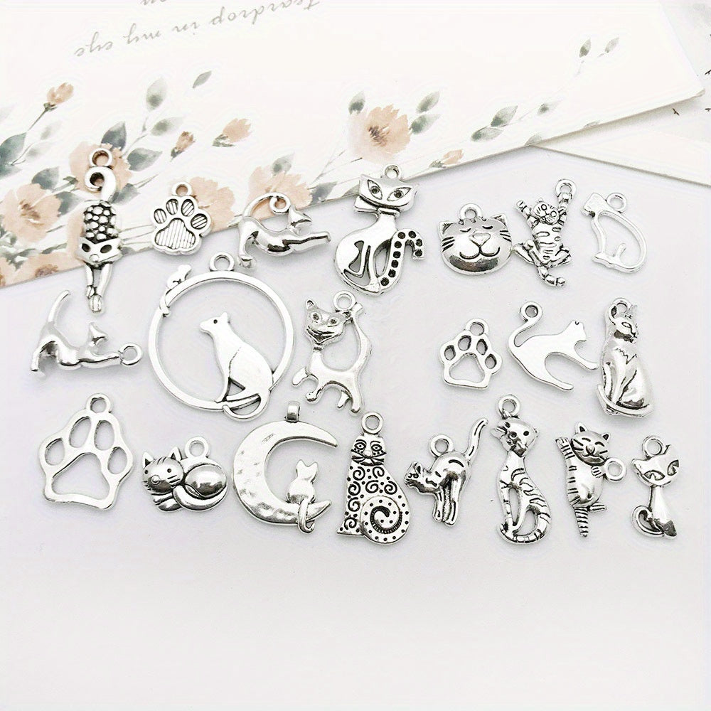 20pcs Tibetan Silver Metal Charms Pendants for Jewelry Making