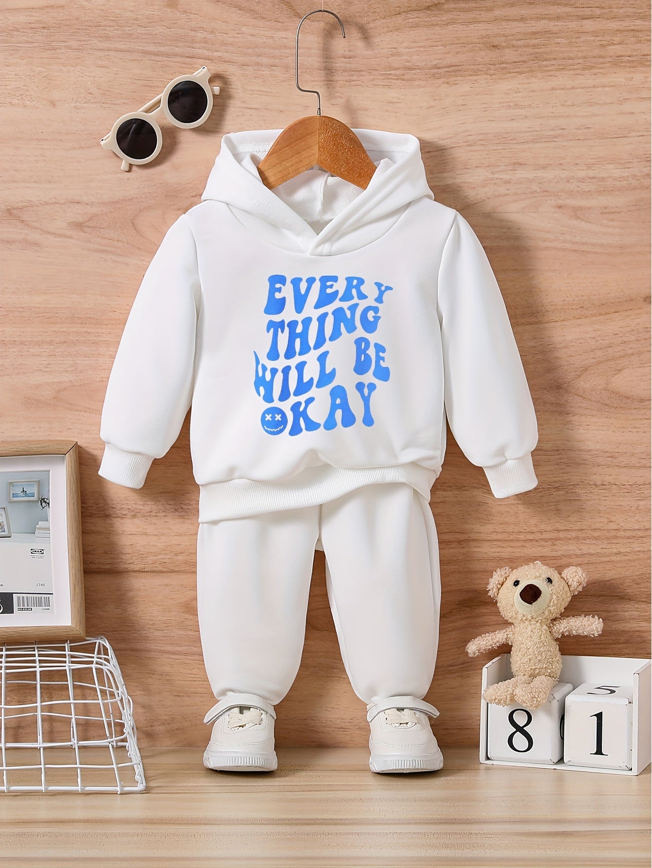 Stylish Outfit Toddler Baby Trousers Long Sleeve Sweatshirt Set