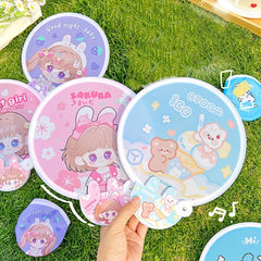 Mini Cloth Face Portable Fan Student