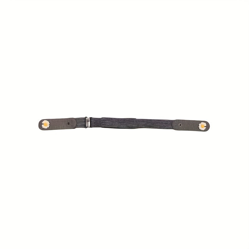 No Buckle Stretch Women's Belt Leather Belt Traceless Stretch Elastic