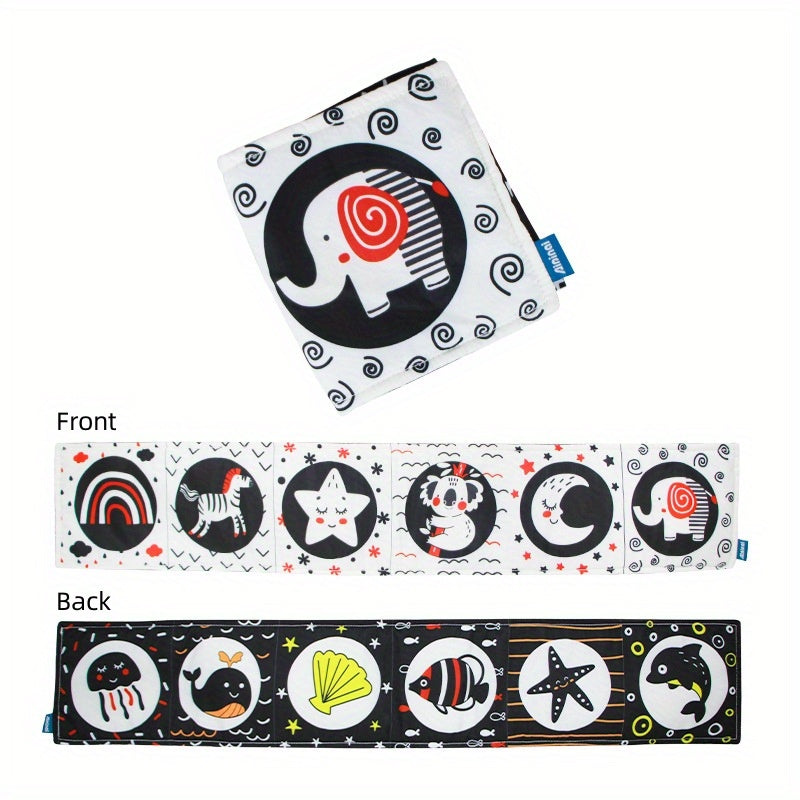 High Contrast Baby Cloth Book Toys for Boys