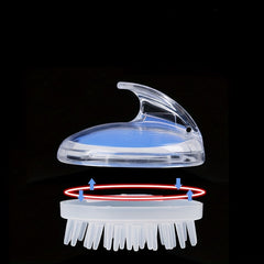 Silicone Shampoo Brush Head Massage Hair Wash Comb