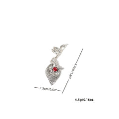 Ghost Wig Braids Accessories Spiral Clips Hair Rings Decor Alloy Leaf Pendant