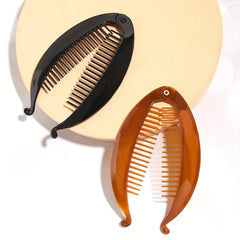 Acrylic Hair Clips Stretch Comb Headbands 2pcs Set
