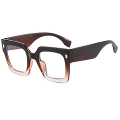 Square Clear Lens Glasses For Women Men Block Anti Light Glasses
