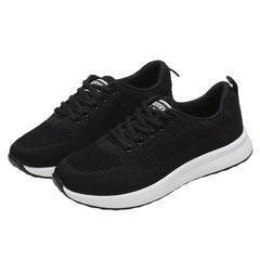 Women's Flatform Sneakers Lace Up Low Round Toe Soft Sole Non slip Casual Shoes