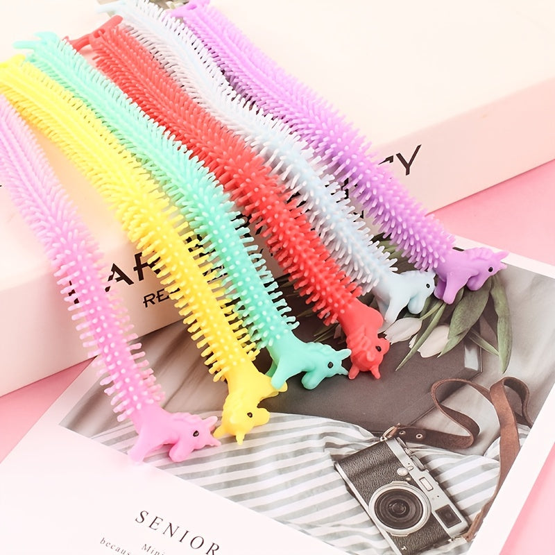 5pcs Mixed Colors Unicorn Stretchy Noodles Fidget Toys