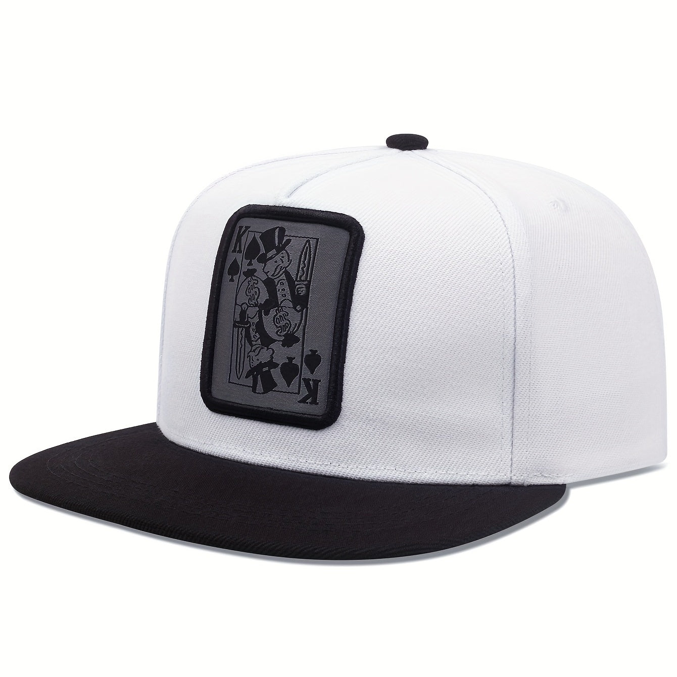 Unisex Sunshade Baseball Cap With PlayingCard Embroidery