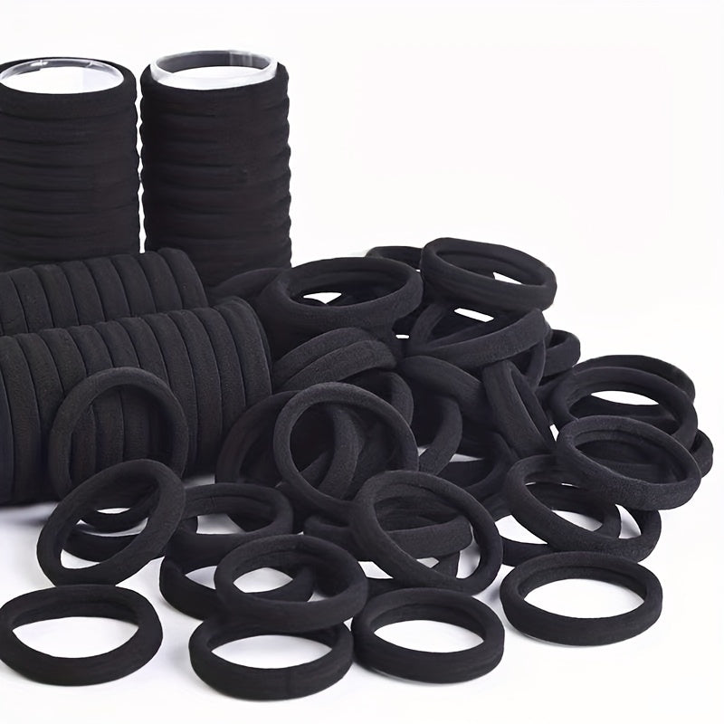 Thick Hair Holders Elastics Rubber Bands No Damage For Thick Heavy & Curly Hair