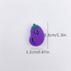 25pcs Cartoon Ice Cream Shoe Charm Resin Shoe Buckle DIY Accessories