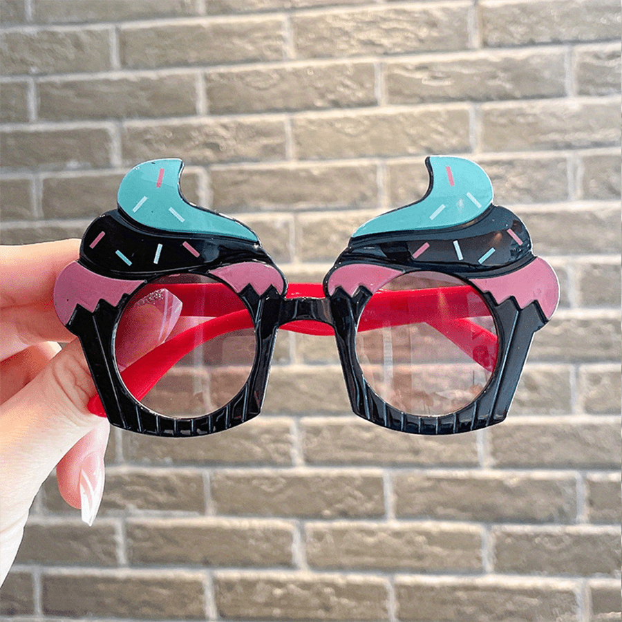Funny Ice Cream Sunglasses for Kids UV Protection