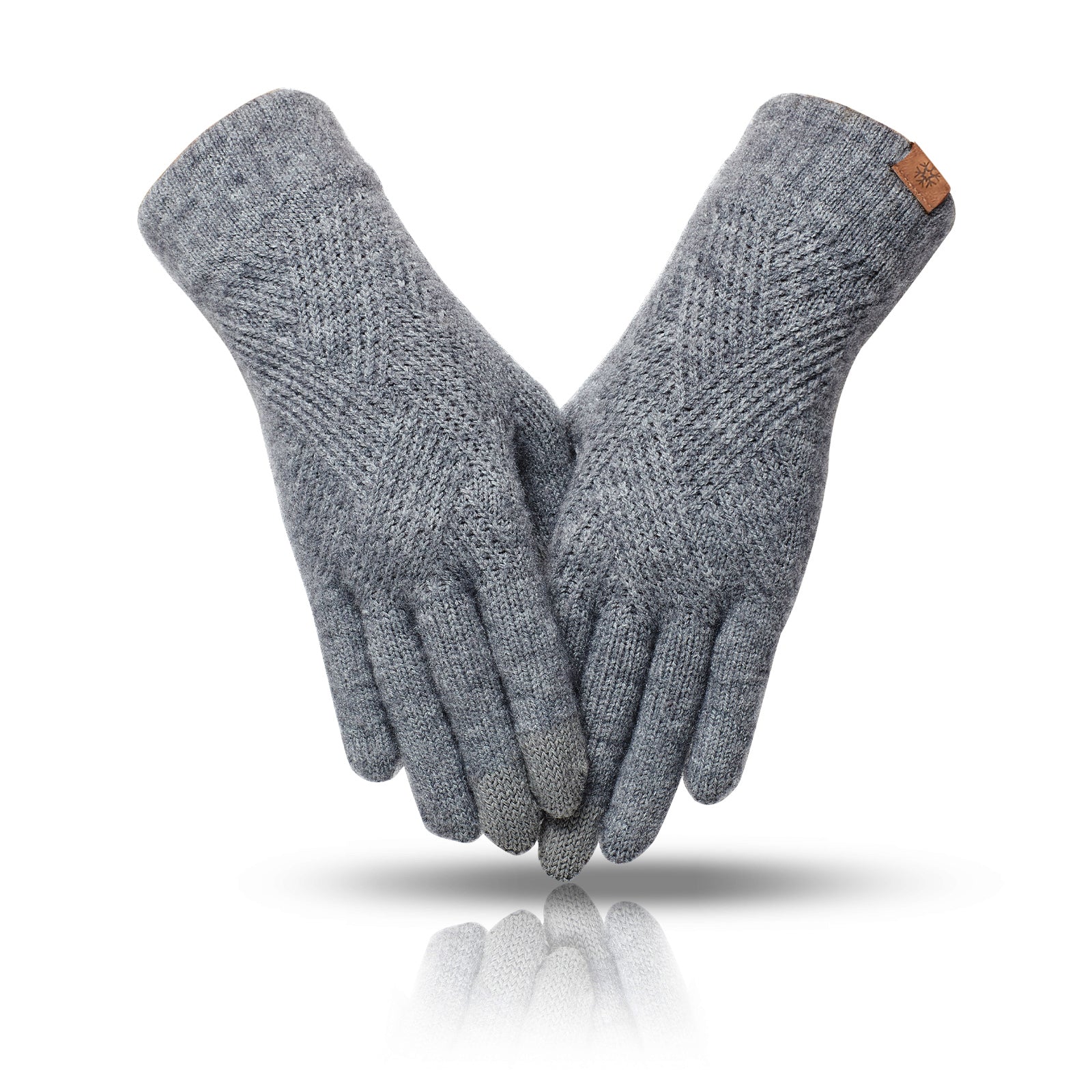 Women's Winter Touchscreen Stretch Thermal Magic Gloves Warm Wool Knitted