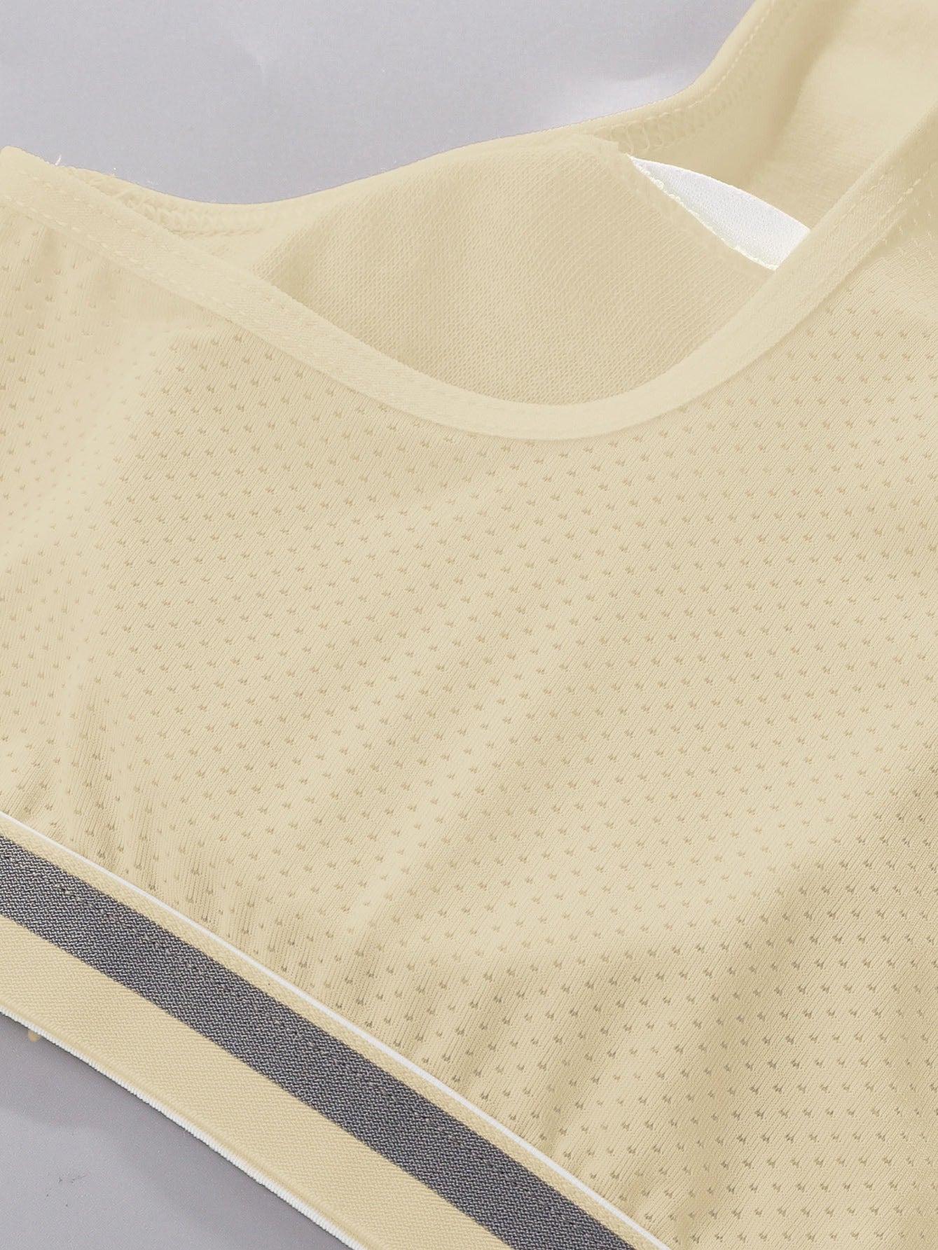 3-pack Girls Cotton Sports Bra Built-Up Stretch