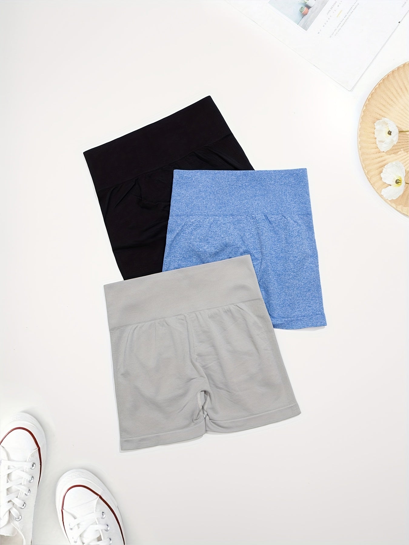 High Waist Yoga Shorts Women Butt Lifting Activewear Running Fitness