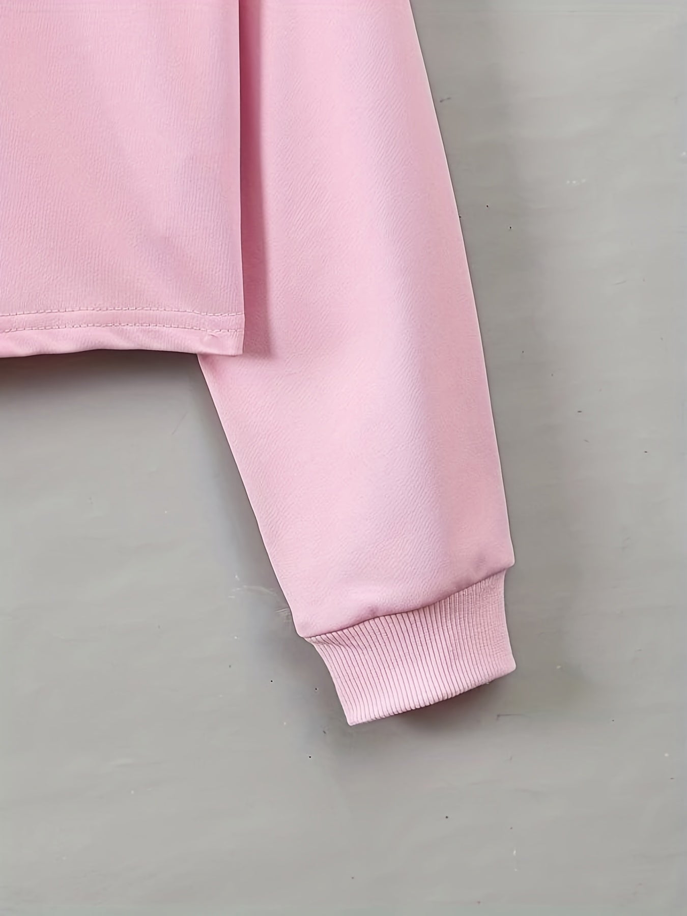 Girls' Kitty Print Hoodie Sweatshirt Long Sleeve